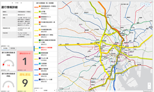 鉄道運行情報GIS